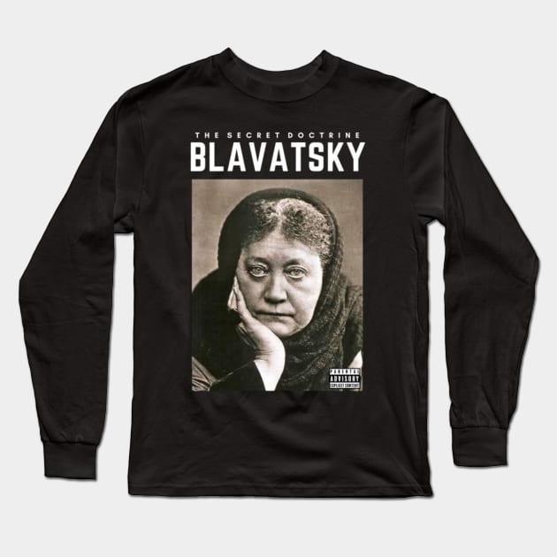 Helena blavatsky Long Sleeve T-Shirt by antonimus